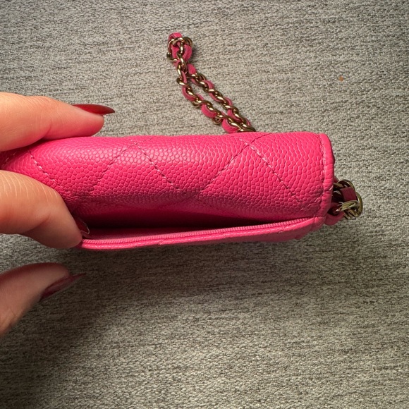 CHANEL CARD HOLDER/WALLET ON CHAIN - Picture 8 of 16